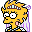 Lisa in her wedding dress icon